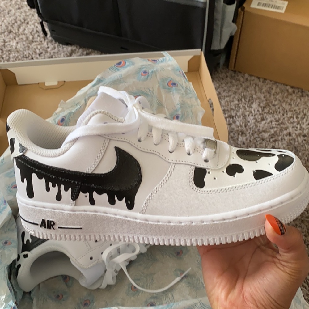 Custom Nike Air Force 1s Size 8